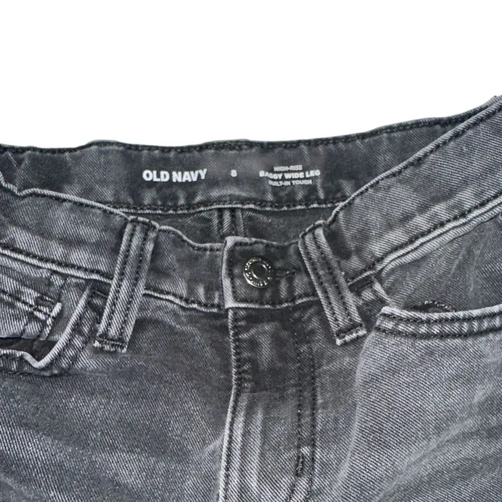 Black OLD NAVY Wide-Leg Jeans